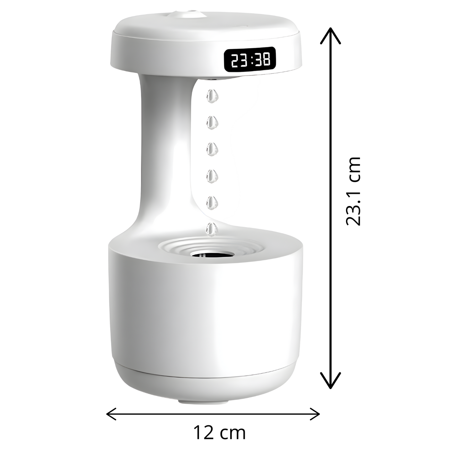 HUMIDIFICADOR ANTIGRAVEDAD LED